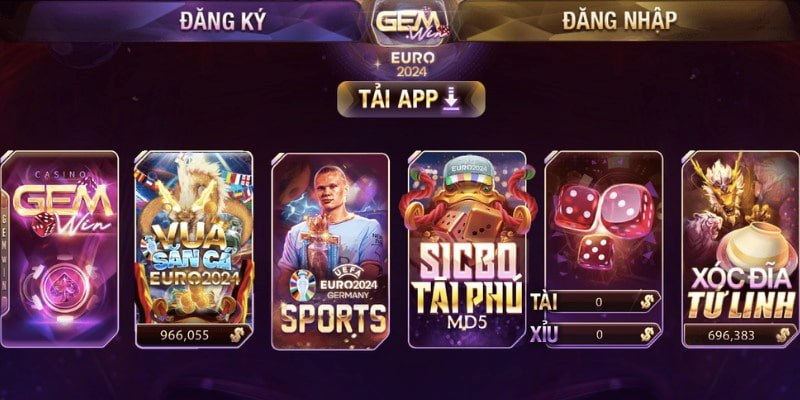 Gemwin - Một bộ sưu tập trò chơi đồ sộ 